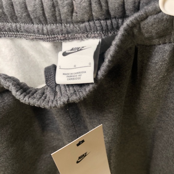 Mens Nike Fleece Cargo Pants Large Sweatpants - Picture 4 of 5